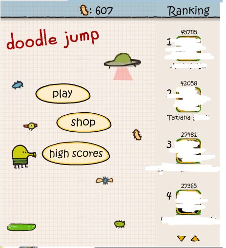 doodle jump screenshot 1